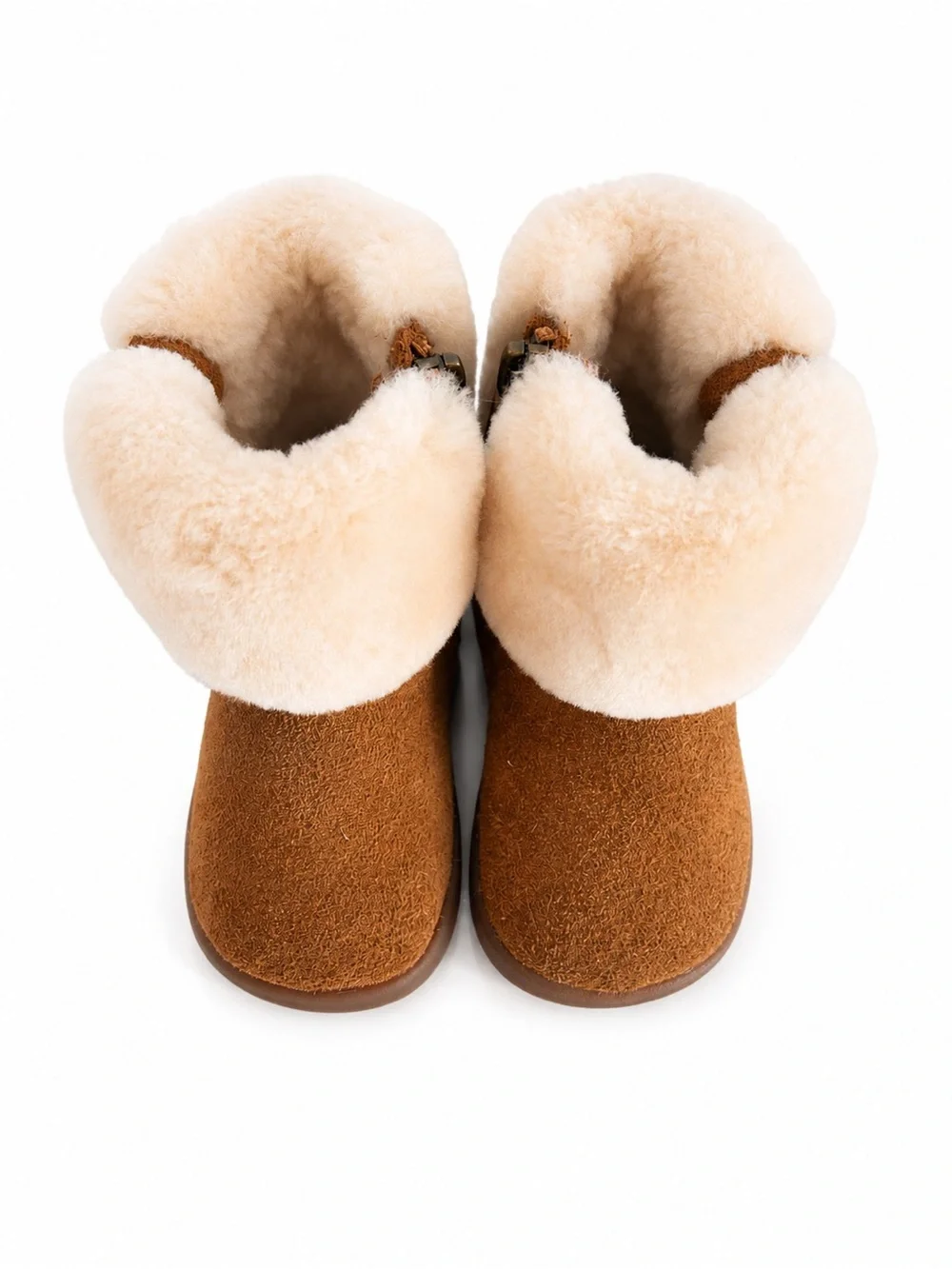 UGG Keelan II Chestnut Toddler Boots Size 4/5 EUC Sheepskin Lined